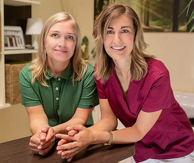 Eileen Wengzinek und Sandy Fichtner